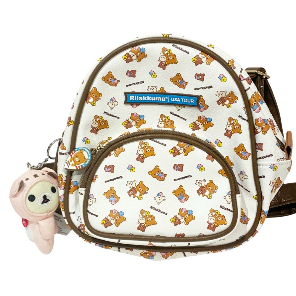 RILAKKUMA Backpack 20th Anniversary USA TOUR Limited Edition Bag Purse Pouch